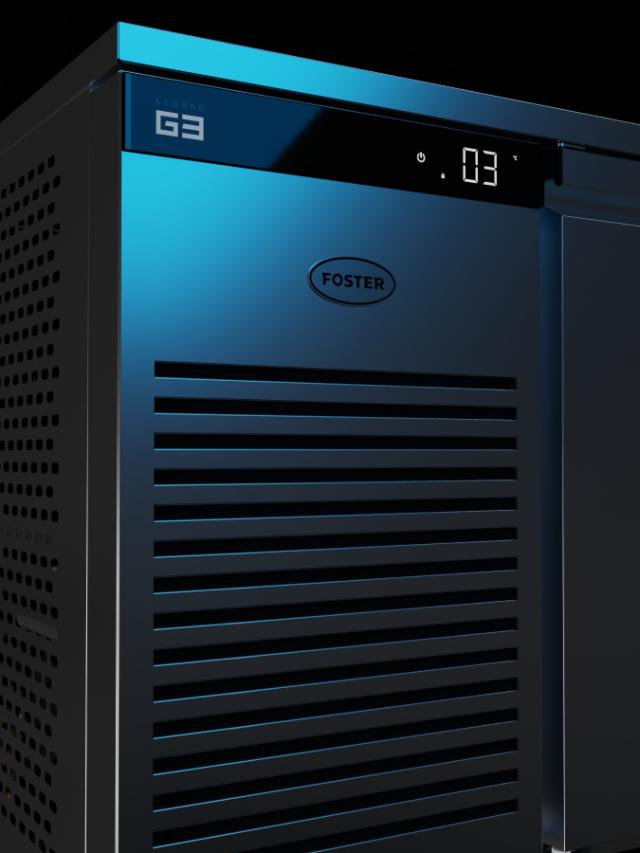 abstract close up of EcoPro G3 counter