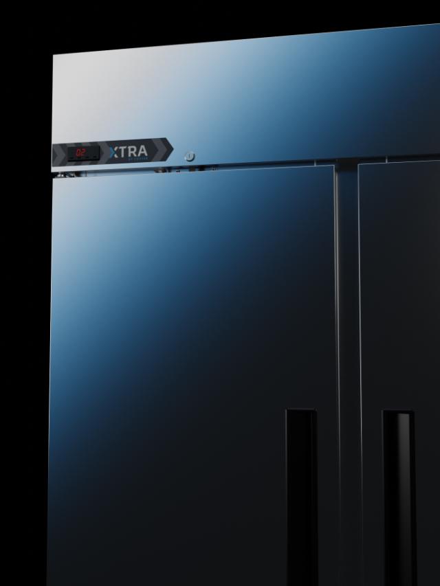 close up abstract view of XTRA cabinet