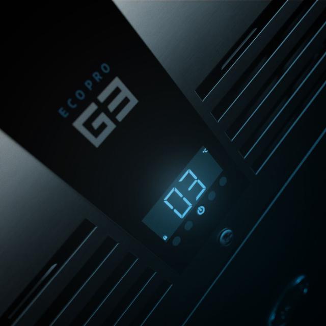 abstract view of EcoPro G3 controller and display
